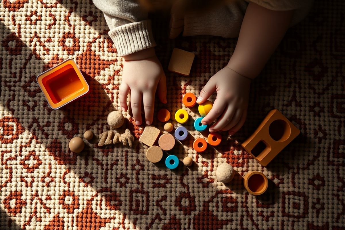 play-based learning routines on a budget — Play-based Learning Routines On A Budget (the finished result)